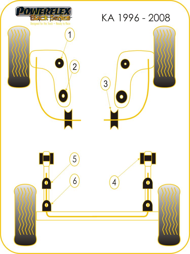 Ford Front Wishbone Front Bush 46mm