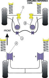 Ford Front Wishbone Lower Front Bush