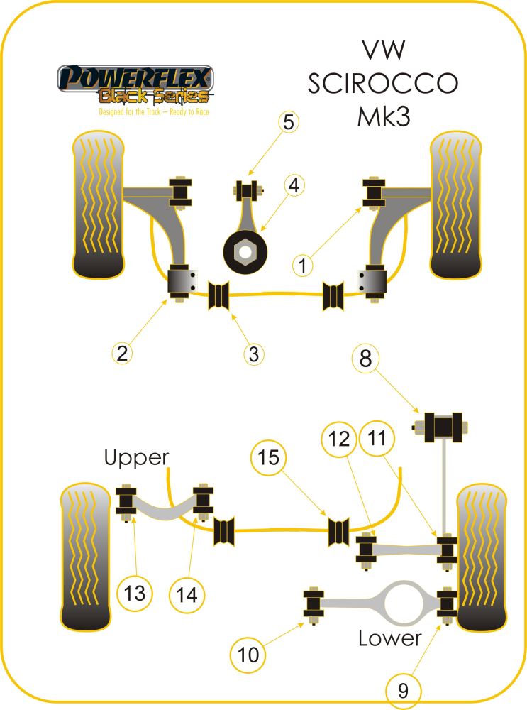 Front Wishbone Rear Bush