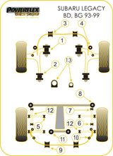 Subaru Rear Trailing Link Front Bush