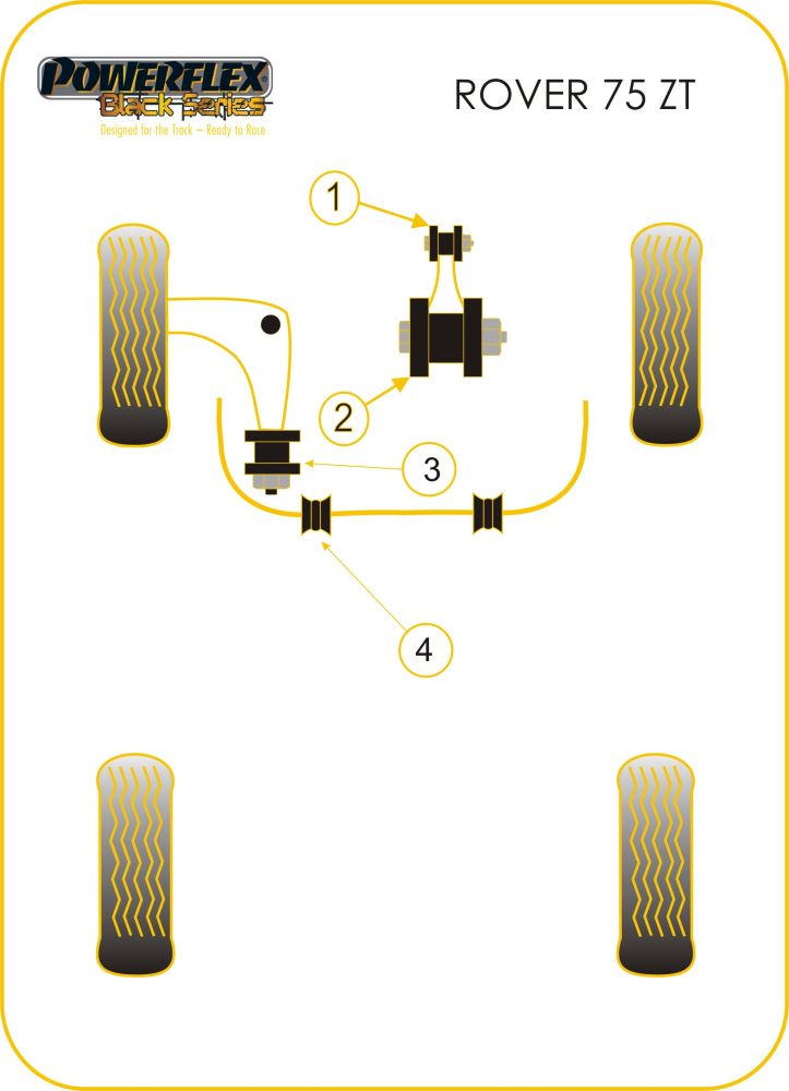 Front Anti Roll Bar Mounts 24mm