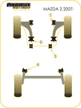 Front Wishbone Rear Bush, Caster Adjustable