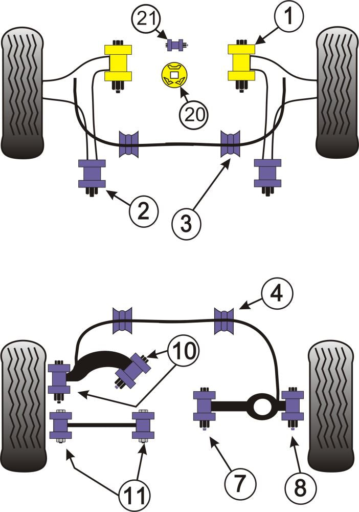 Volvo Rear Track Control Arm Inner Bush