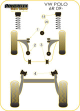Front Wishbone Rear Bush, Caster Adjustable