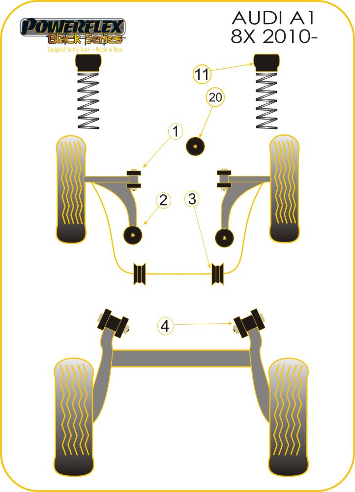 Front Strut Top Mount Bush