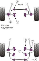 Porsche Track Control Arm & Bush Kit