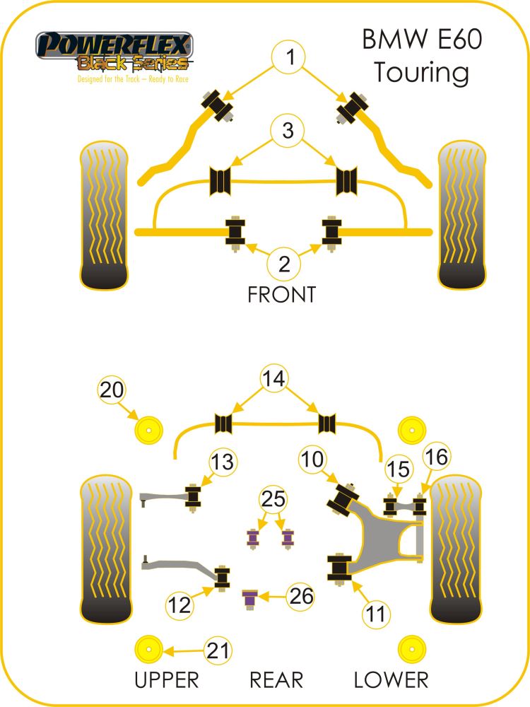 BMW Front Anti Roll Bar Mount 28mm