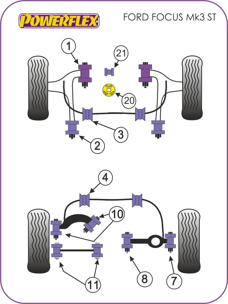 Ford Focus Transmission Mount Insert