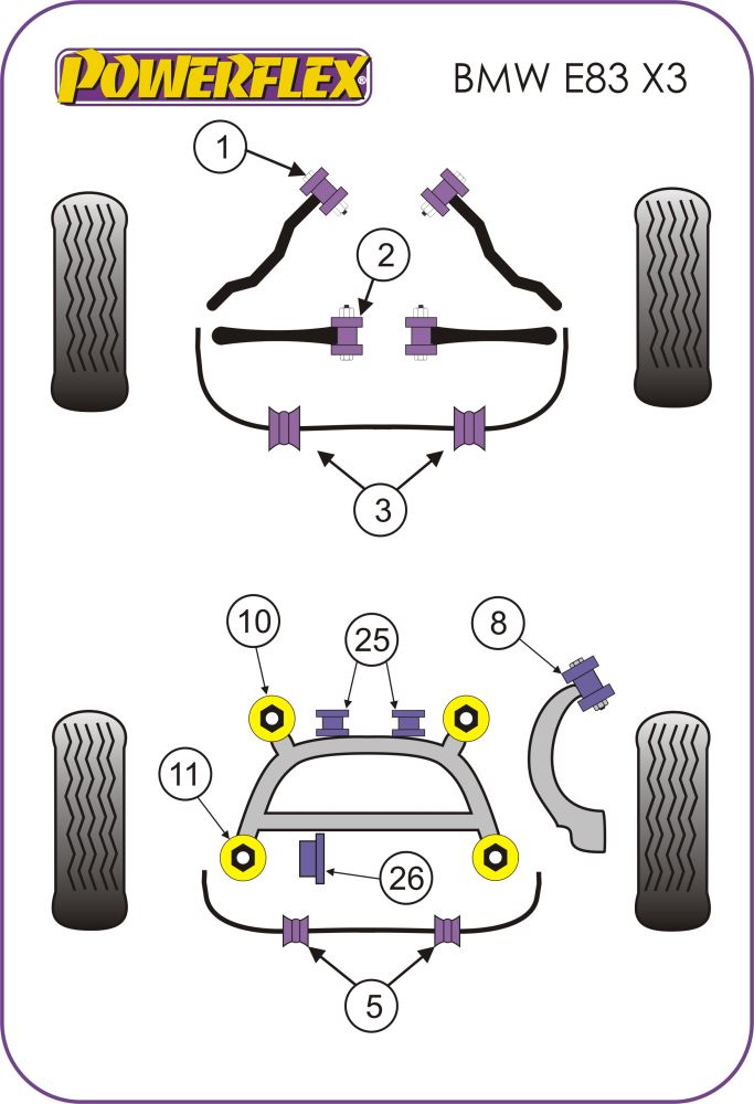 BMW Rear Diff Front Bush