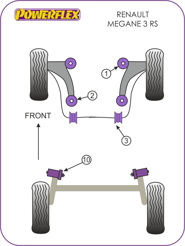 Renault Rear Beam Mounting Bush