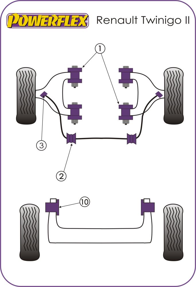 Renault Front Anti Roll Bar Outer Mount