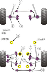 Porsche Rear Upper Link Arm Outer Bush