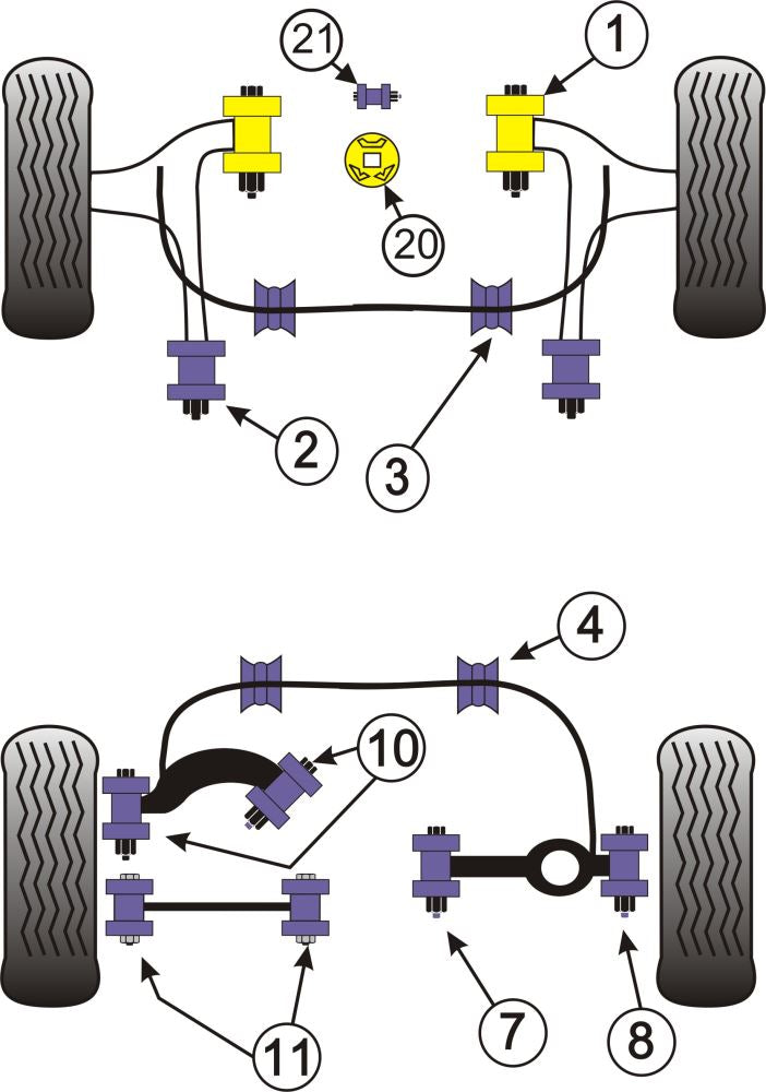 Volvo Rear Track Control Arm Outer Bush