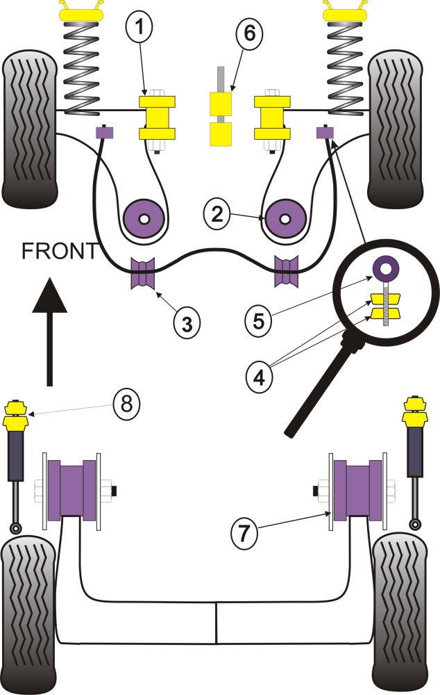 Rear Shock Top Mounting Bush