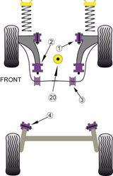 Front Wishbone Front Bush 30mm