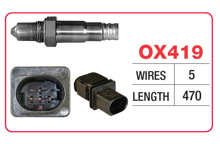 BMW 1 Oxygen/Lambda Sensor - OX419