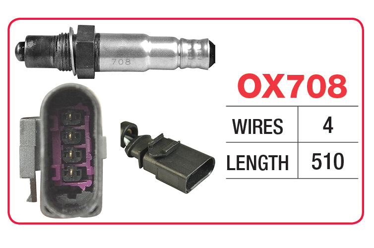 AUDI A8 Oxygen/Lambda Sensor - OX708