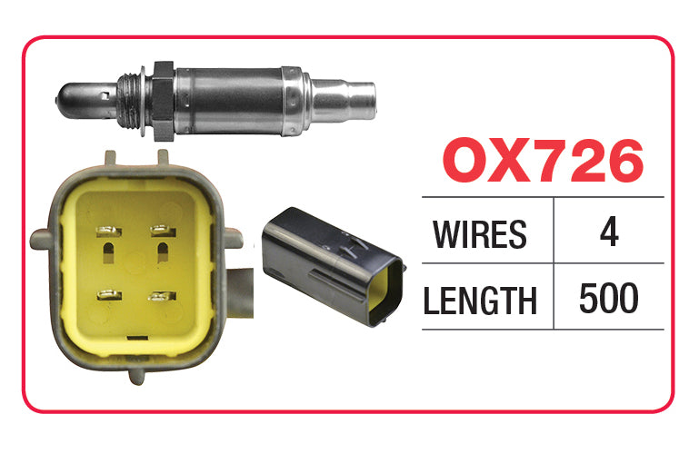NISSAN QASHQAI / QASHQAI +2 Oxygen/Lambda Sensor - OX726