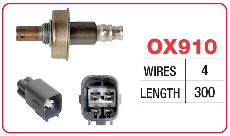 FORD FIESTA Oxygen/Lambda Sensor - OX910