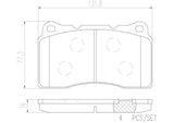 Holden Commodore VT VX VY VZ Brembo REAR Ceramic Brake Pads DB1332 P59056N