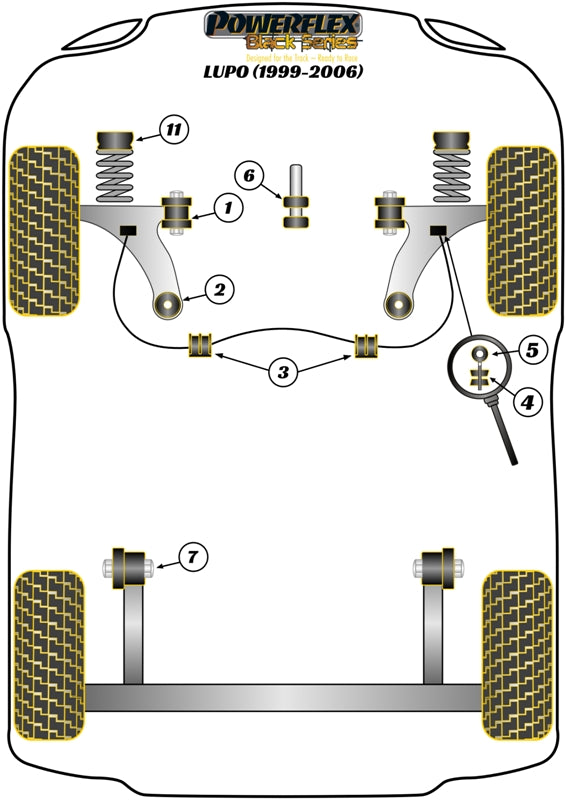 Front Wishbone Front Bush