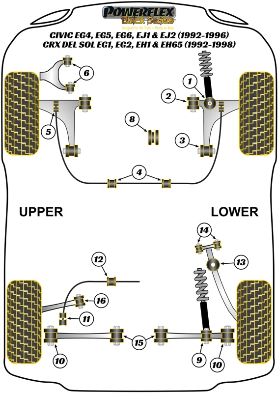 Rear Upper Outer Link/Hub Bush