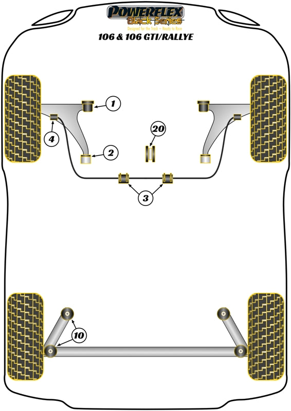 Anti Roll Bar Outer Bush 20mm