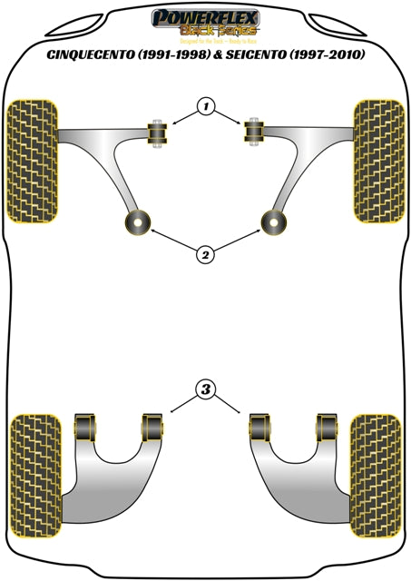 Fiat Front Wishbone Inner Bush