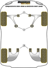 Fiat Front Wishbone Inner Bush