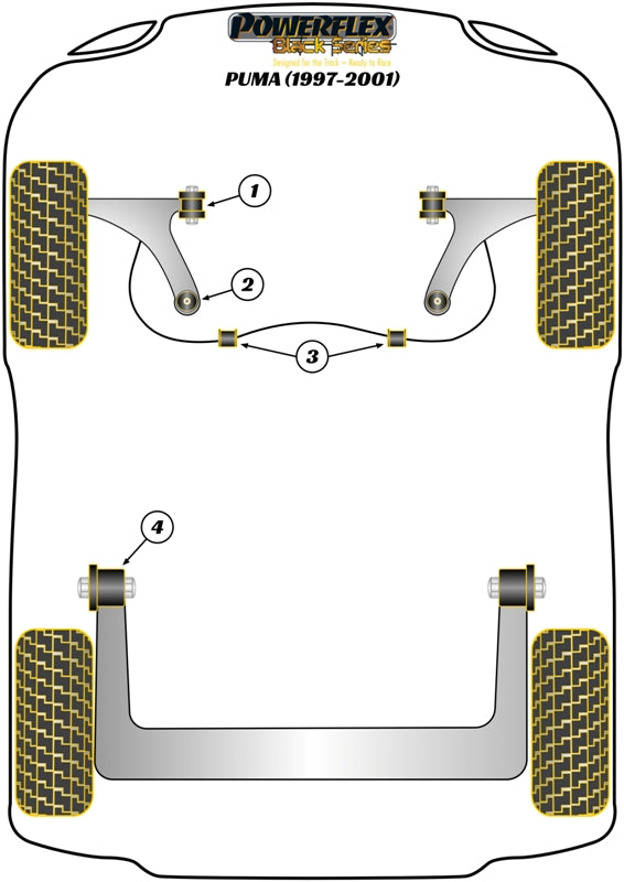 Ford Front Wishbone Lower Front Bush