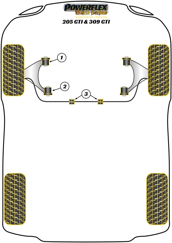 Peugeot Anti Roll Bar Bush 17mm