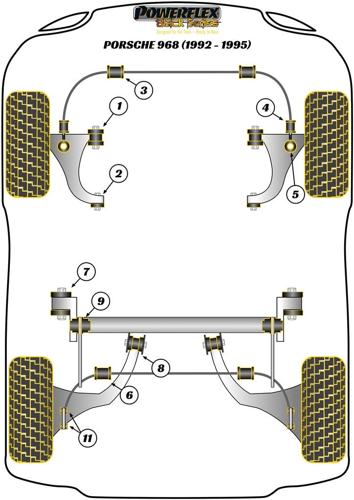 Porsche Rear Drop Link Bush