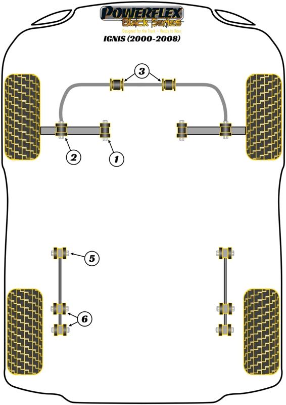 Suzuki Front Anti Roll Bar Bush 21mm