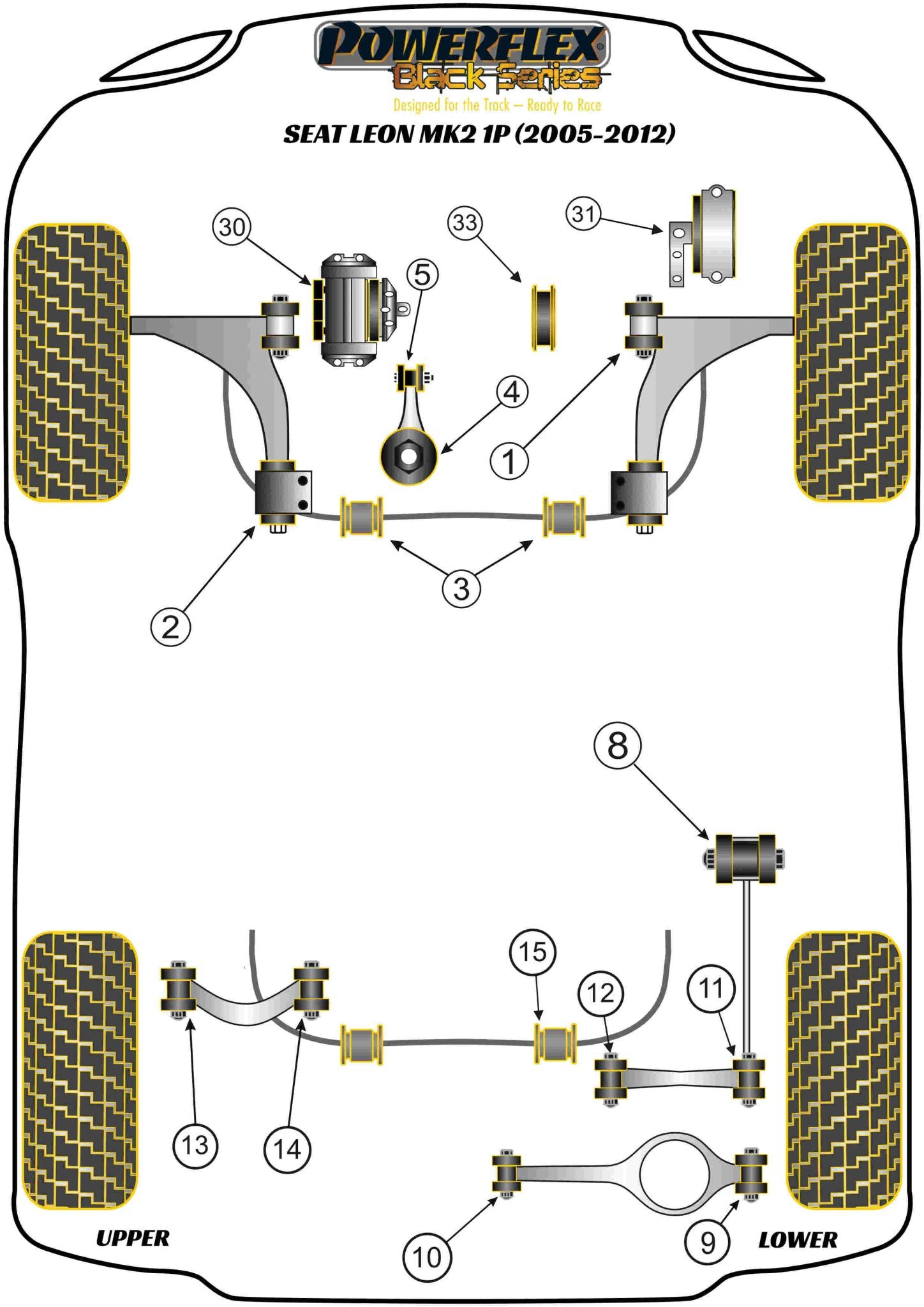 Front Wishbone Rear Bush