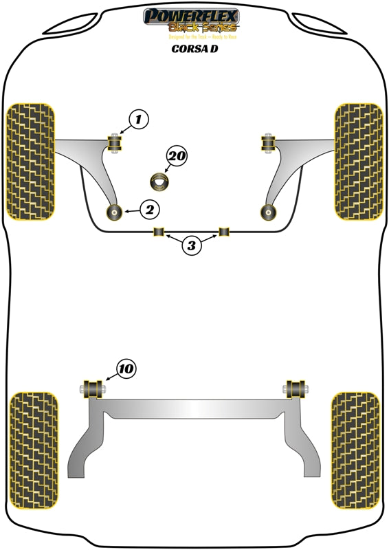 Front Anti Roll Bar Bush 19mm