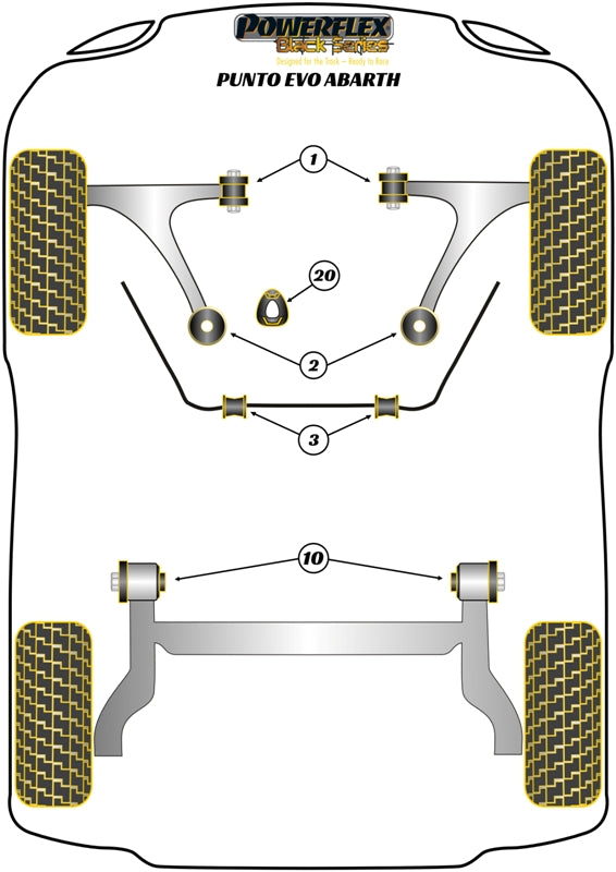 Front Anti Roll Bar Bush 20mm