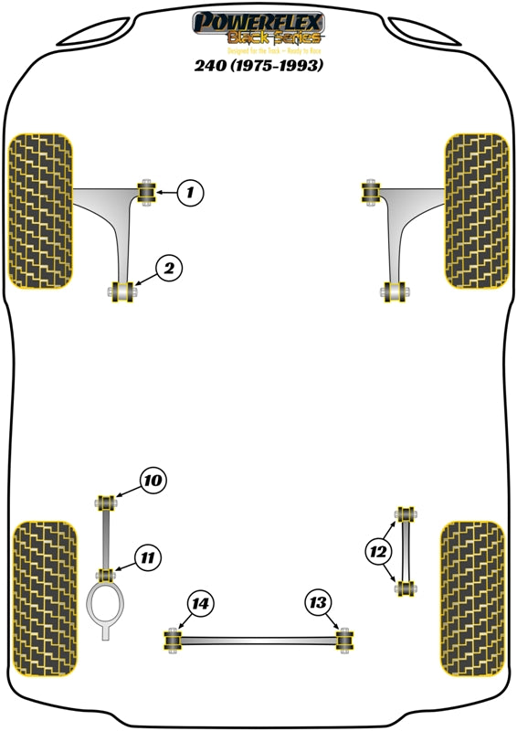 Volvo Rear Trailing Arm To Chassis Bush