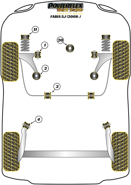 Front Strut Top Mount Bush