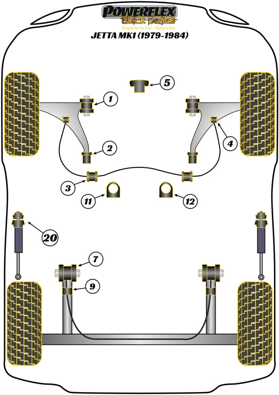 Volkswagen Rear Beam Mounting Bush