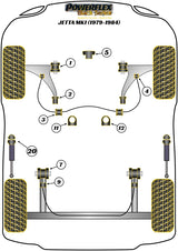 Volkswagen Rear Beam Mounting Bush