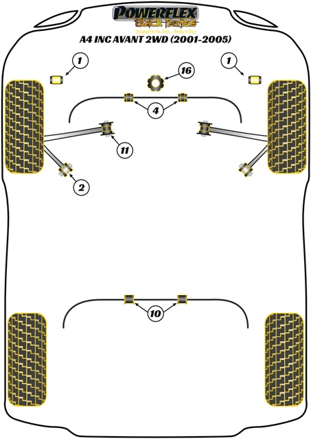 Front Tie Bar Rear Bush