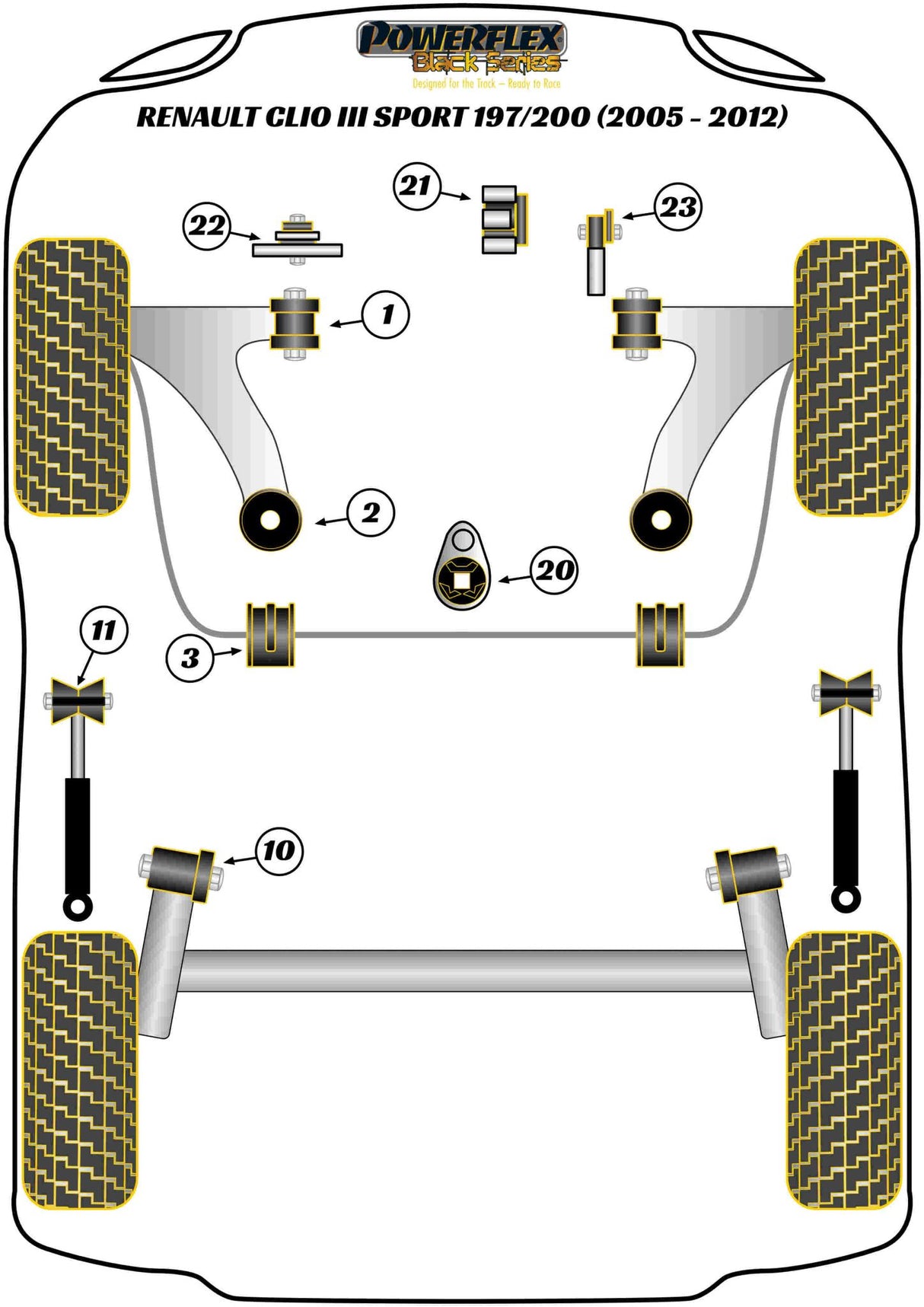 Renault Upper Engine Mount Insert