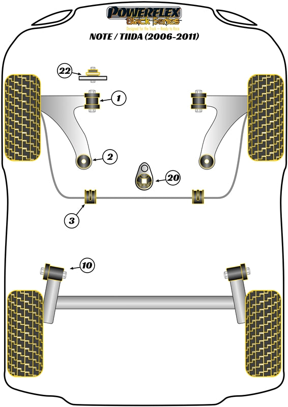 Front Arm Rear Bush