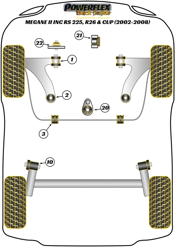 Renault Upper Engine Mount Insert