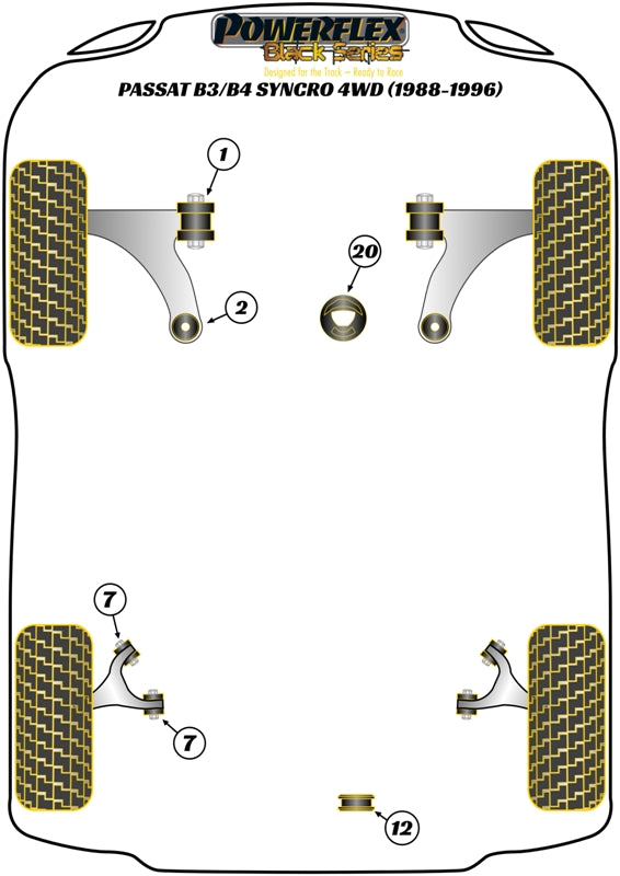 Volkswagen Rear Diff Rear Mounting Bush