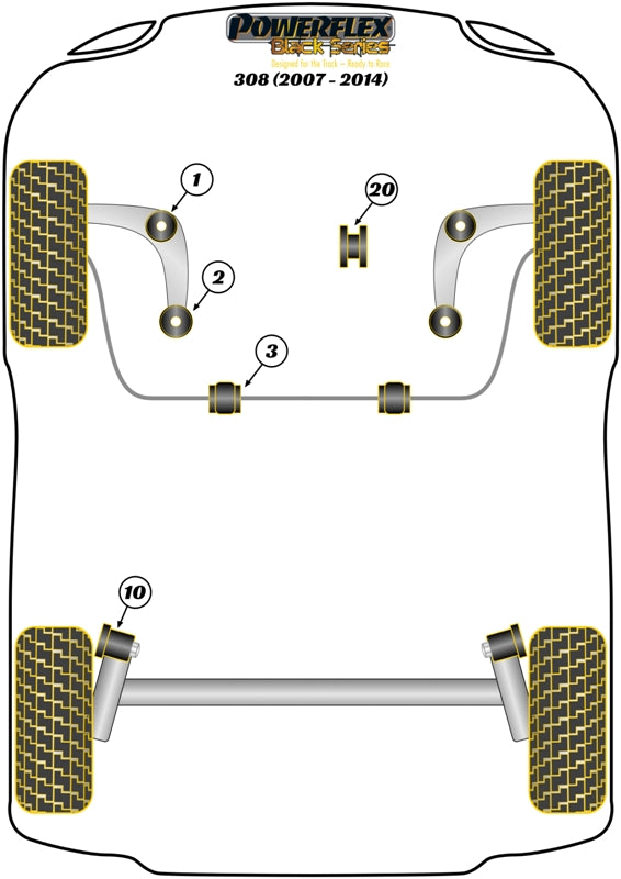 Front Anti Roll Bar Bush 21mm