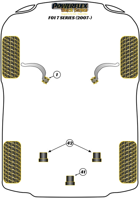 Front Radius Arm To Chassis Bush