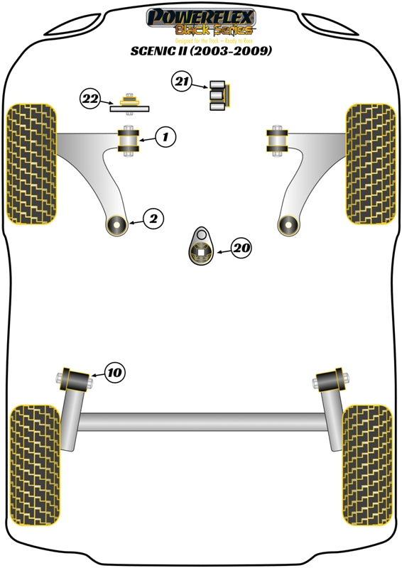 Renault Upper Engine Mount Insert