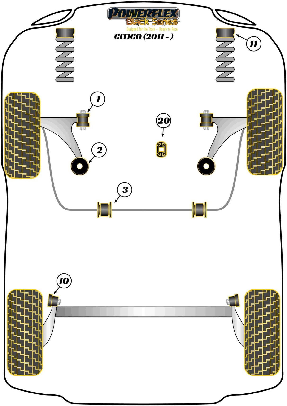 Lower Torque Mount Large Bush Insert (Motorsport)