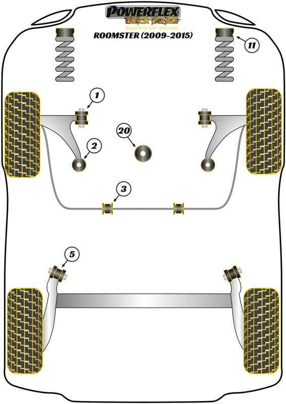 Front Strut Top Mount Bush